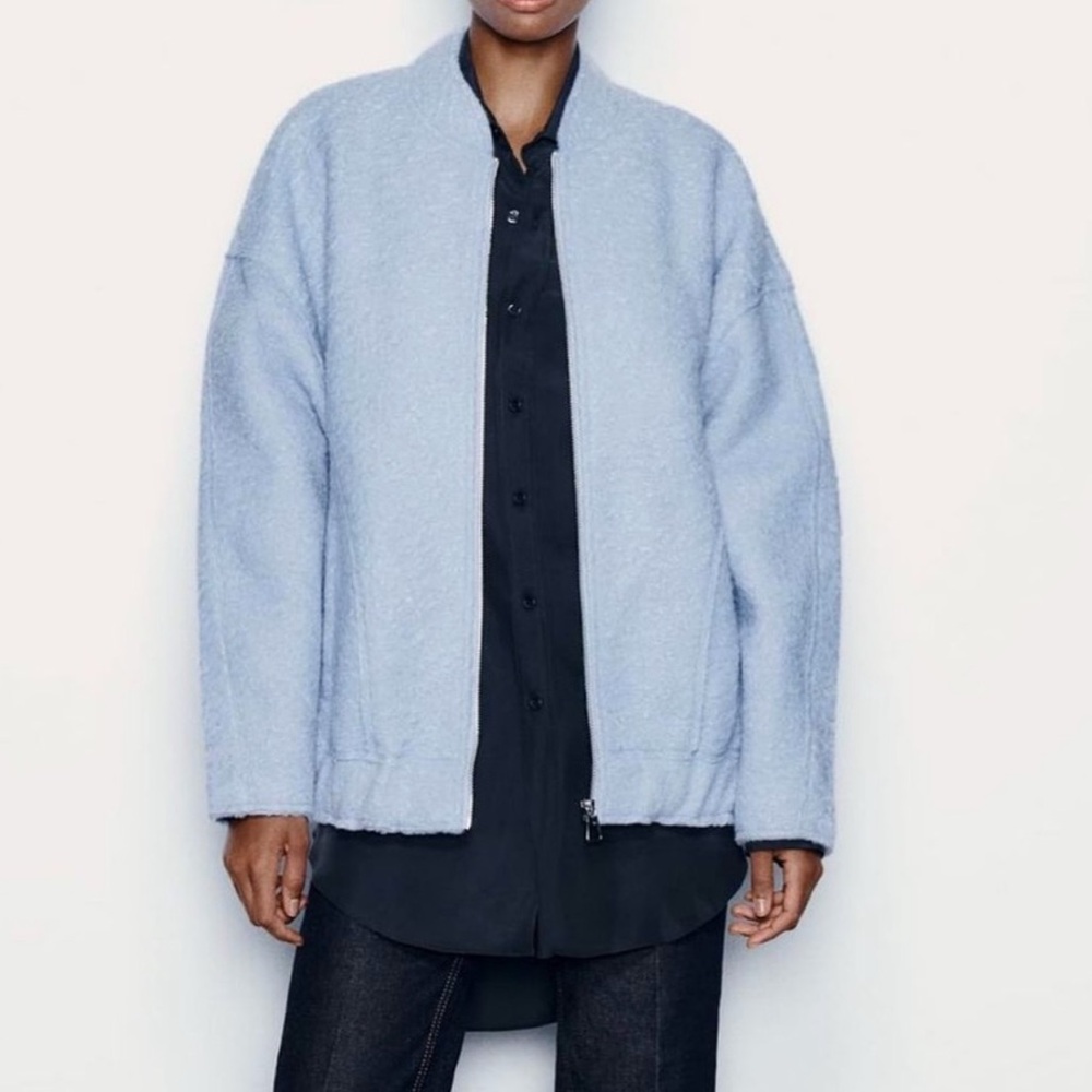 Zara blogger favorite oversized bomber jacket